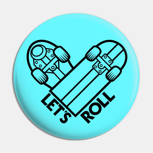 Let's Roll Pin by littleSamantics