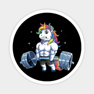 Unicorn Weightlifting T shirt Fitness Gym Deadlift Rainbow Gifts Party Men  Women-6IFWp - Unicorn Weightlifting Fitness - Sticker