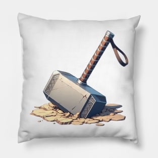 Thor's Hammer - Mjolnir Pillow