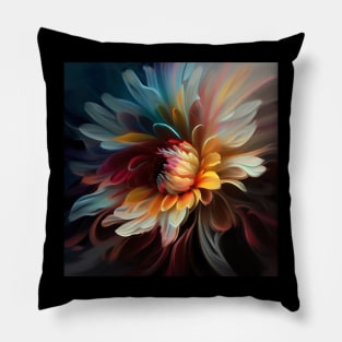 Floral Artwork Designs Pillow