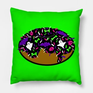 Spooky donut Pillow