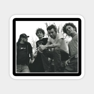 Lucero Band Photo All Member Young Black White Magnet