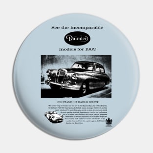 1962 DAIMLER - advert Pin