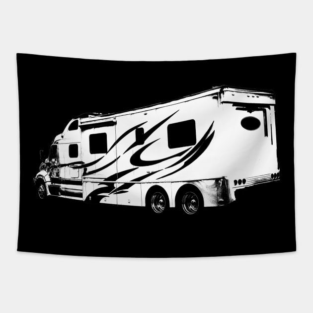 truck Tapestry by rickylabellevie