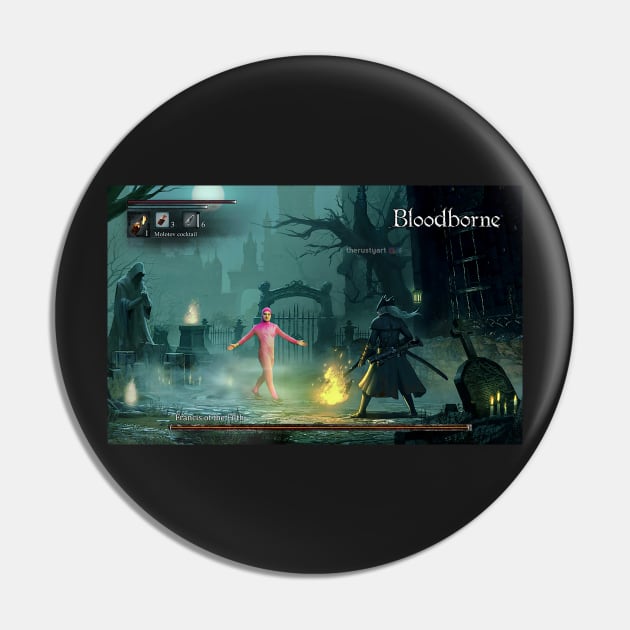 Pink guy as bloodborne boss meme Pin by therustyart