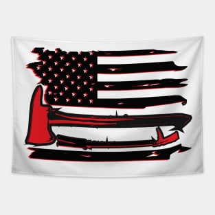 Set Of Irons Fire Department Tapestry