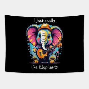 Melodic Pachyderm I really like elephants Tapestry