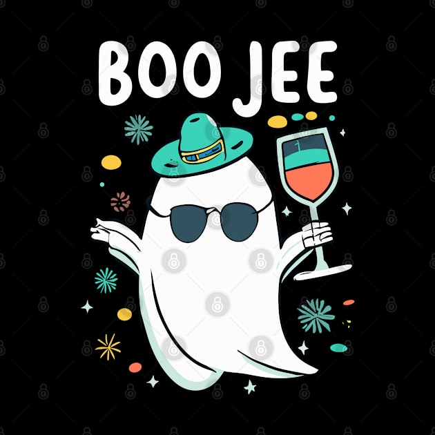 Boo Jee funny halloween by Space Monkeys NFT