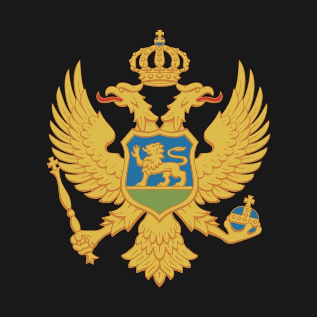 Coat of arms of Montenegro by Wickedcartoons