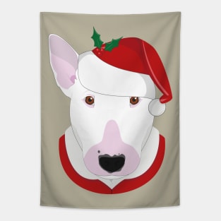 Bull Terrier Christmas Dog Tapestry