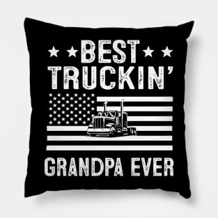 Grandpa Truck Driver Pillow