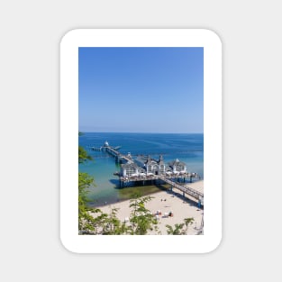 Pier, Sellin, Ruegen Island, Mecklenburg-West Pomerania, Germany, Europe Magnet