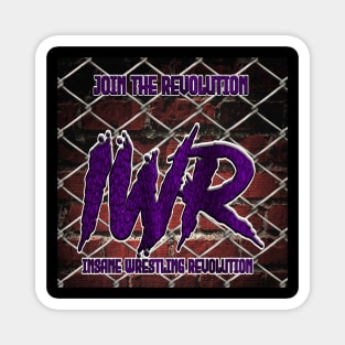 IWR purple wall Tee Magnet