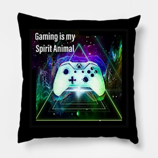 Gaming is my Spirit Animal Pillow