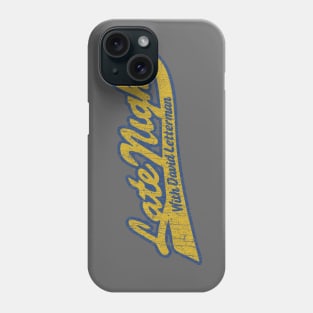 Late Night David Letterman Phone Case