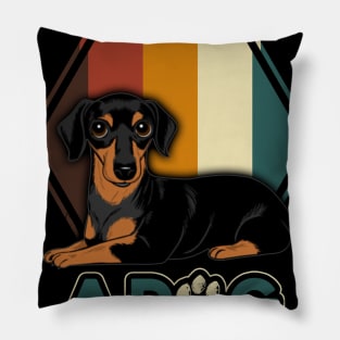 A Dog Makes Life Better Dachshund Lovers Pillow