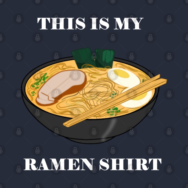 This is my Ramen Shirt by DRevStudios 