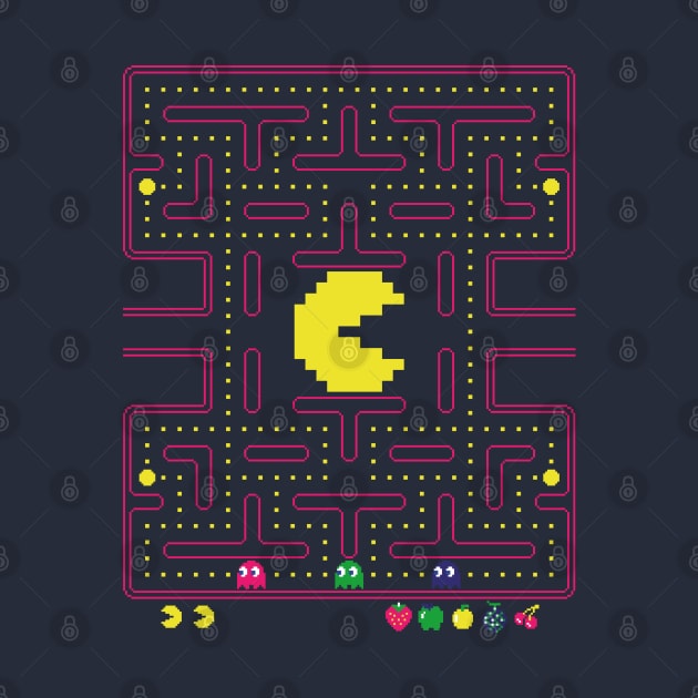 Pac-Man Pixelart by Jelly89