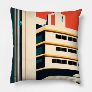Minimalist City House Pillow