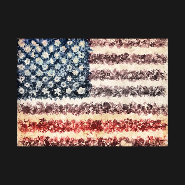 usa flag by BekimART