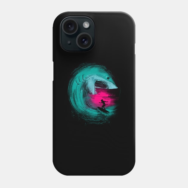 Shark Attack Phone Case by kolumenana