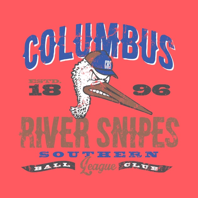 Columbus River Snipes Baseball by MindsparkCreative