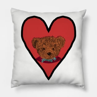 My Valentines Day Bear Pillow