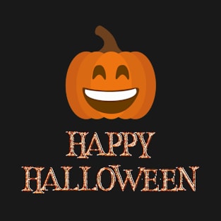 Happy halloween pumpkin - Emoji T-Shirt