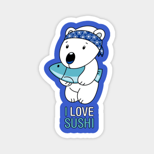 Sushi bear Magnet