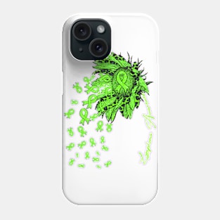 Lymphoma Awareness - Sunflower ribbon flowers fall Phone Case