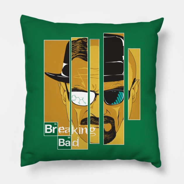 Breaking Bad Pillow by Johnny Nova