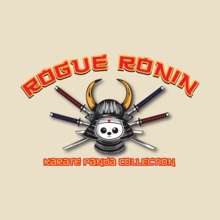 Rogue Ronin with Swords Karate Panda T-Shirt