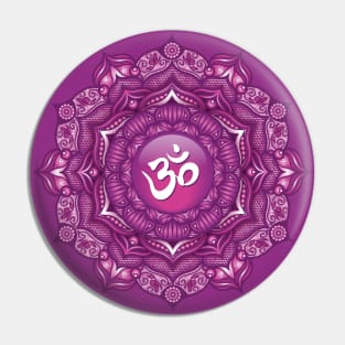 Crown Chakra Mandala - 02 O Pin