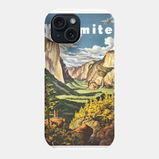 Yosemite poster (1945) Phone Case