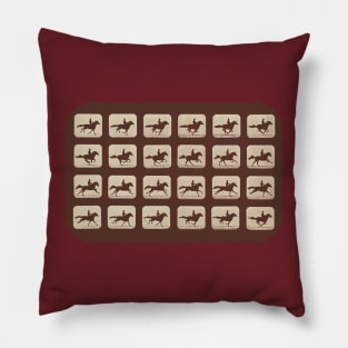 Horses Running Pillow