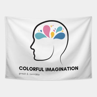 COLORFUL IMAGINATION (Light) Tapestry
