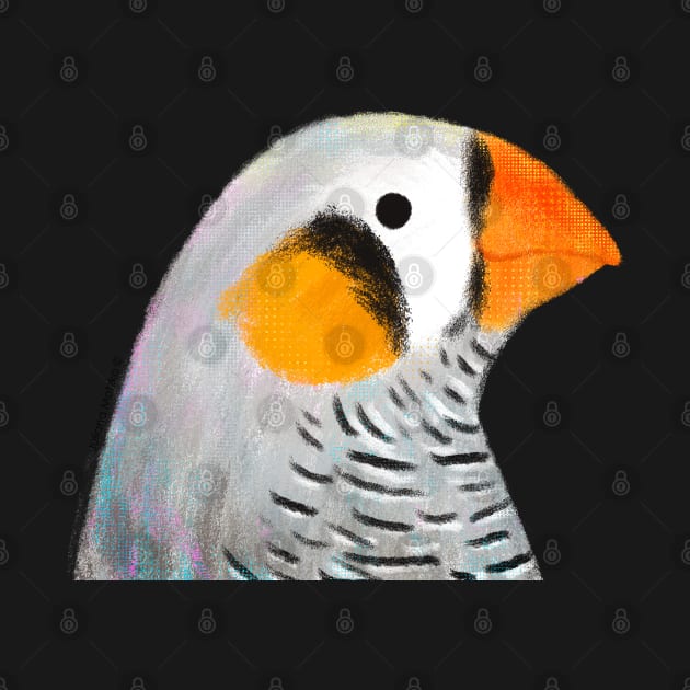 Zebra Finch Bird by julianamotzko