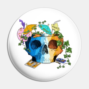 Tiki Skull - Blank Pin