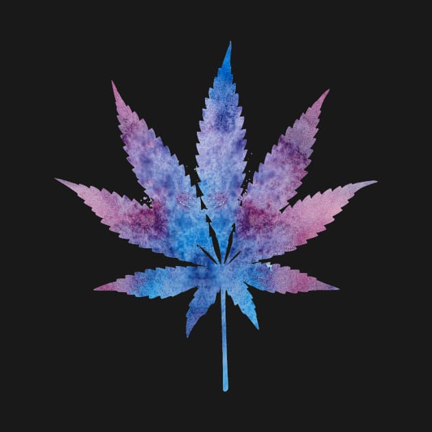 Cannabis leaf by TheJollyMarten