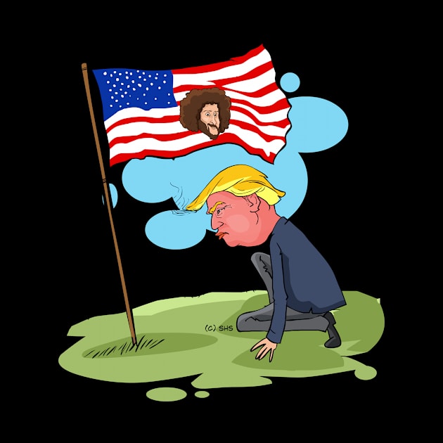 Trump Kaepernick US Flag by ssbond