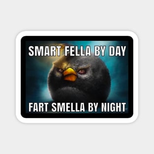 Smart Fella By Day Fart Smella By Night - Funny Shirts, Parody Tees, Smart Fella, Fart Shirt, Meme Shirt, Funny Gift Shirts, Meme Gifts Magnet