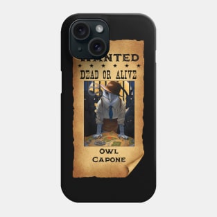 Owl Capone Owl Gangster Phone Case