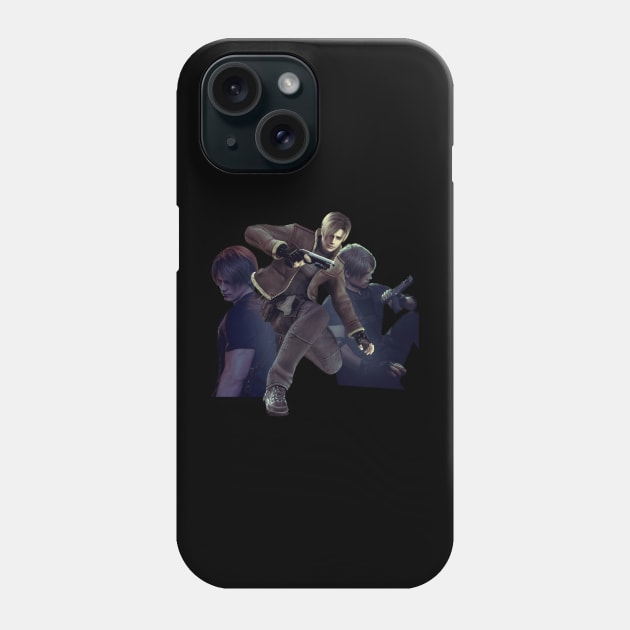 Trio Leon Kennedy resident evil without inscription Phone Case by BabygirlDesign