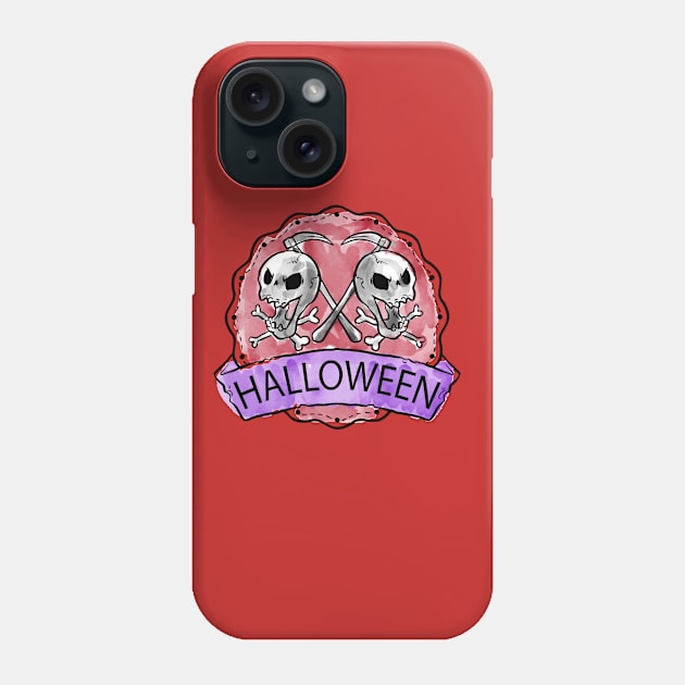 Halloween theme Phone Case by Mako Design 