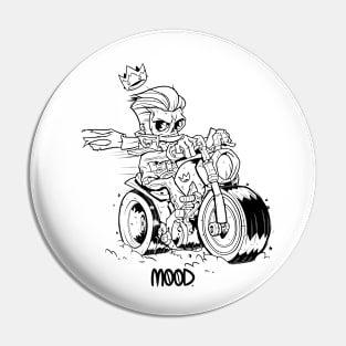 Skull Biker Pin