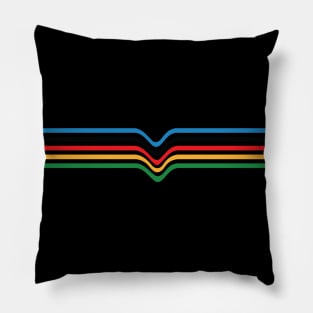 Rainbow stripes Pillow