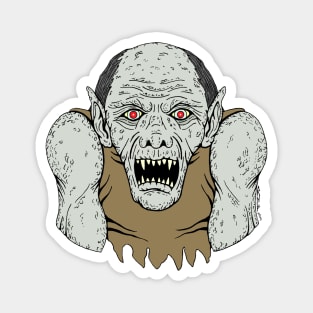 Ghoul Portrait Horror Art Magnet