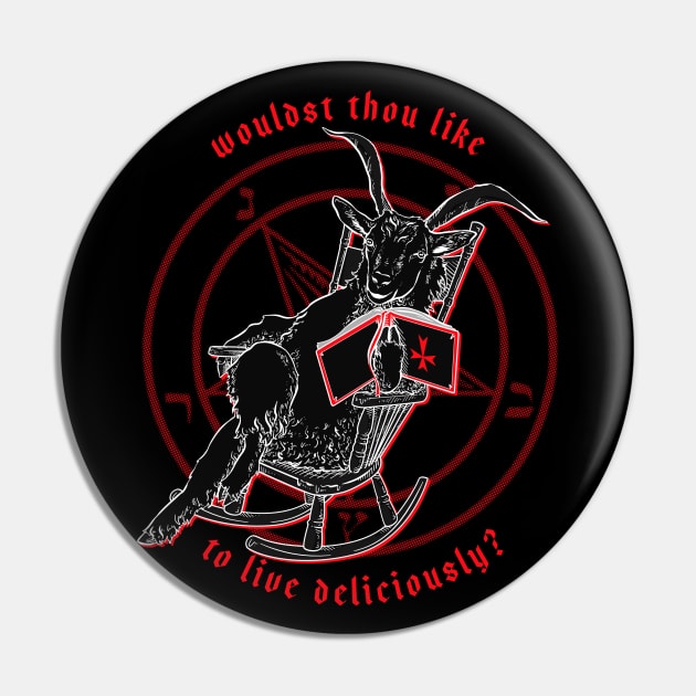 Black Phillip Pin by Mateus