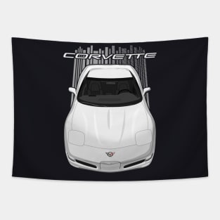 Corvette C5-white Tapestry