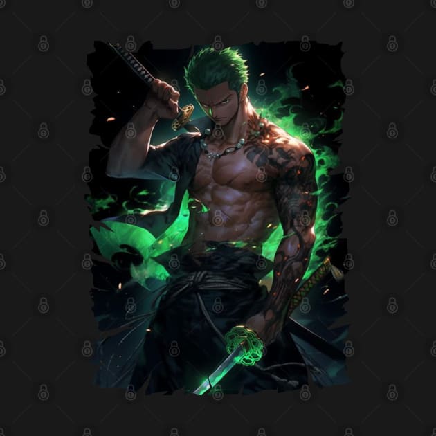 ZORO SAMURAI ANIME by graficklisensick666